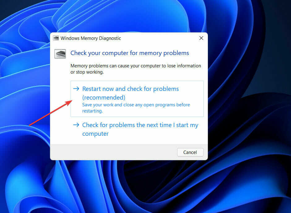Διαγνωστικός έλεγχος μνήμης των Windows Windows 11 ο προβολέας οθόνης κλειδώματος δεν λειτουργεί