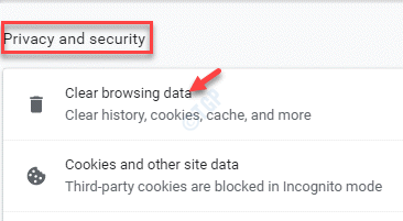 Indstillinger Privatliv og sikkerhed Ryd browserdata
