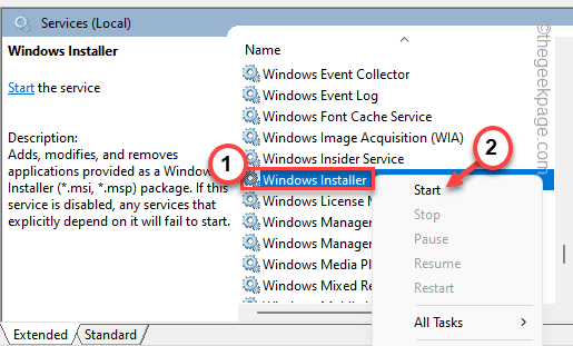 Windows Installer Başlangıç ​​Min.