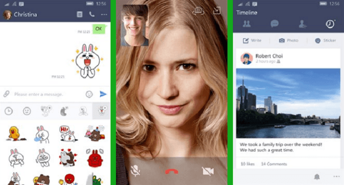 Application LINE Messenger mise à jour pour fonctionner sur Windows 10 Mobile