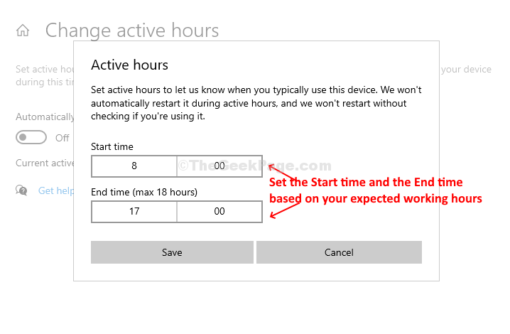 Az automatikus aktív órák engedélyezése a Windows 10 rendszerben