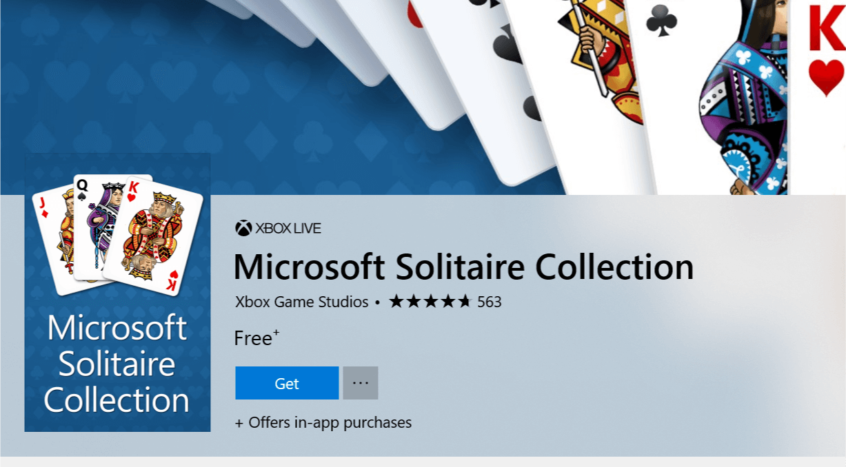 Microsoft Solitaire Collection Оновлення Windows видалило пасьянс