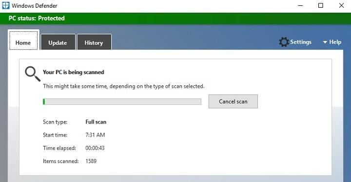 يحصل Windows Defender على ميزات الحماية المتقدمة من التهديدات الجديدة