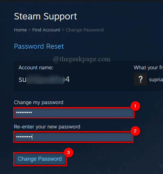 Reimpostazione password 11zon