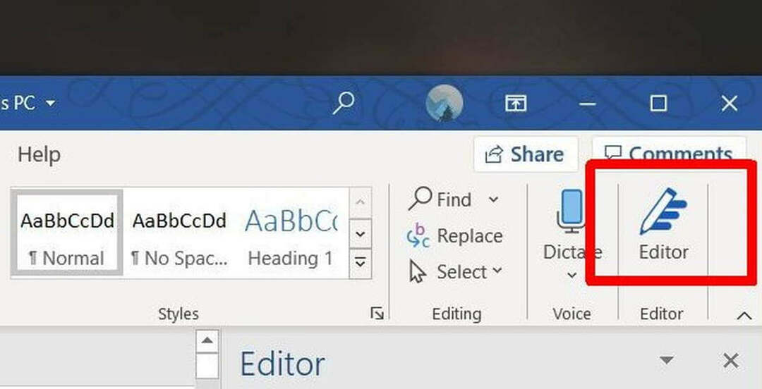 come usare l'editor di Microsoft in Word