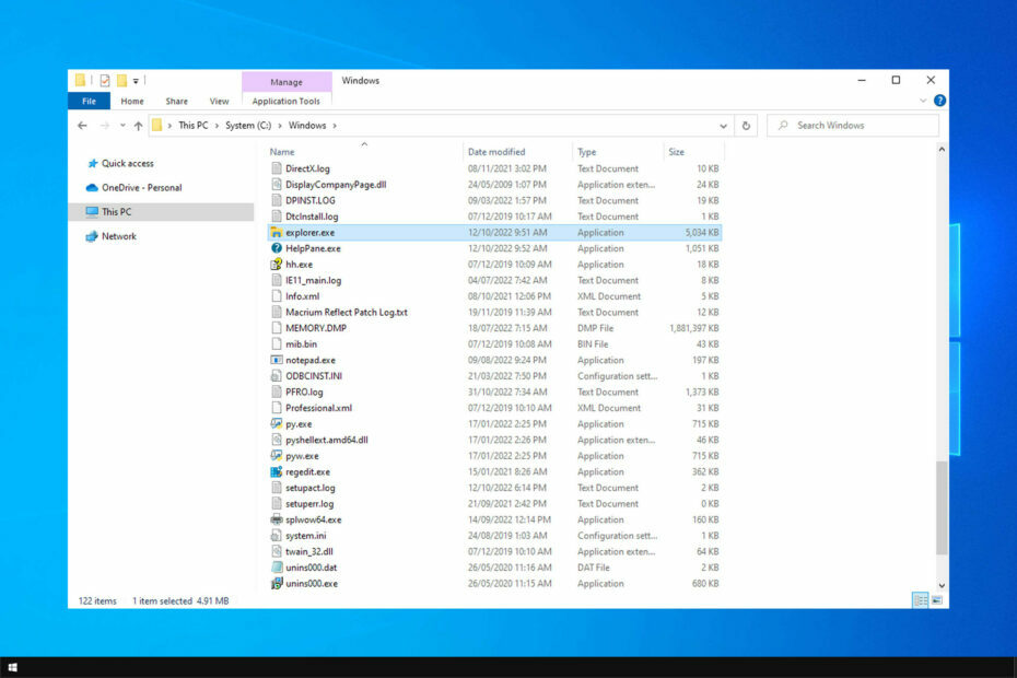 Poprawka: Brak ikony Eksploratora plików w menu Start systemu Windows 10
