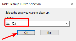 selecione o download do driver do disco não riuscito