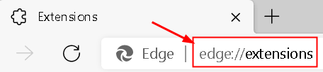 Edge Extensions Panel s adresou min