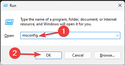msconfig Käivita käsk väljumine turvarežiimist Windows 10