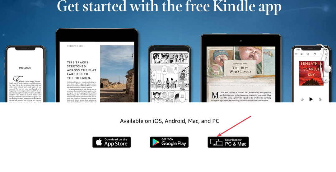 Correção: o Kindle Book não é compatível com o dispositivo