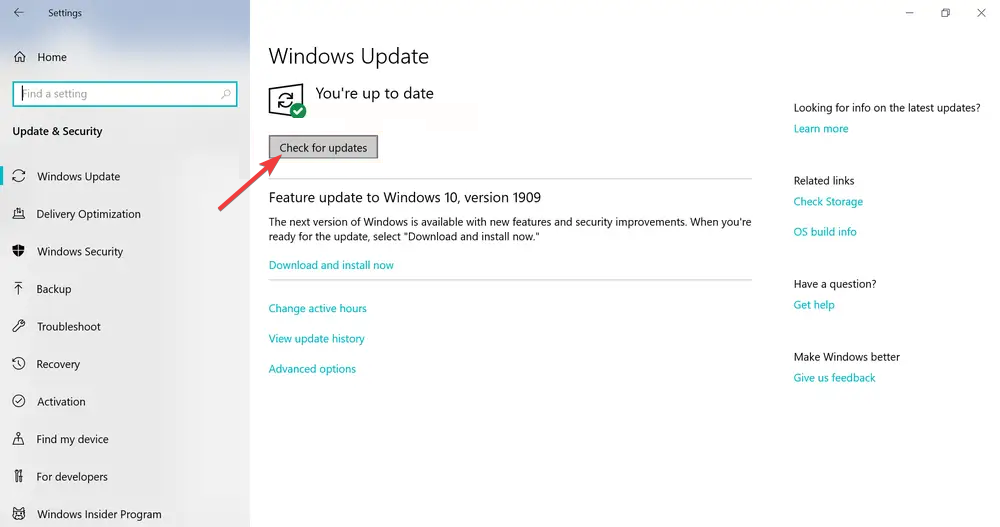 pārbaudīt-upd Windows 10 kļūda netio sys