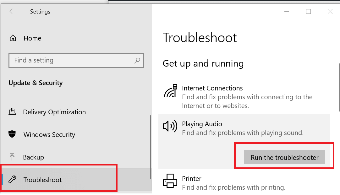 Windows 10 تحديث برنامج تشغيل الصوت المحذوف