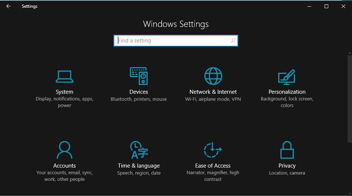 Atskiri nustatymų puslapiai dabar rodomi „Windows 10“