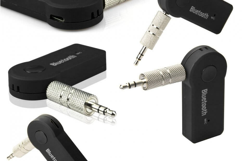 Bluetooth-audiovastaanottimet ja mikrofoni