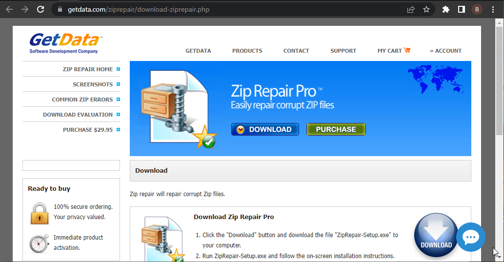 programvara för reparation av arkiv zip fixer