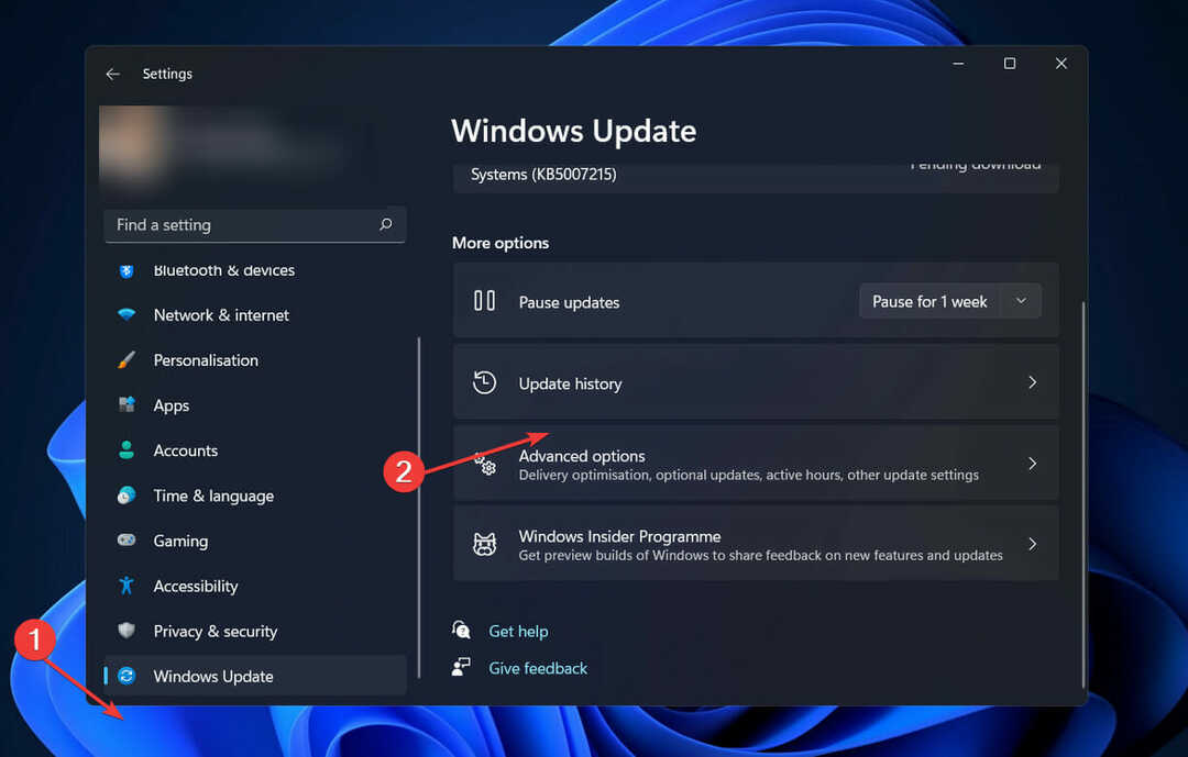 Windows Update-Verlauf Windows 11 Sperrbildschirmscheinwerfer funktioniert nicht