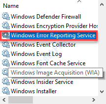 Windows-Fehlerbericht Dc Min