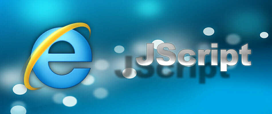 JScript în Internet Explorer