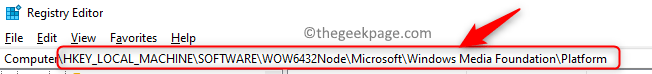 التسجيل في Wow6432node Foundation Platform Entry Min
