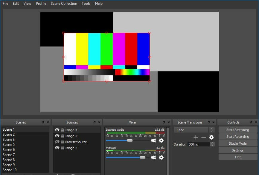 Программное обеспечение для записи игр OBS Studio для YouTube