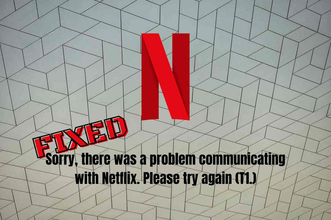 تصحيح: عذرًا ، حدثت مشكلة في الاتصال بـ Netflix