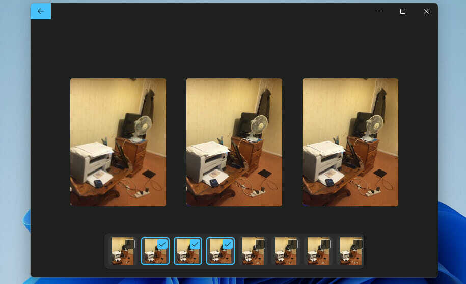 La aplicación de fotos de función de vista múltiple no funciona en windows 11