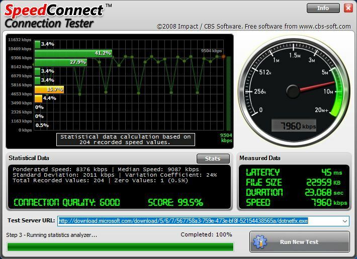 מבחן-מהירות אינטרנט-SpeedConnect-Connection-Tester-1