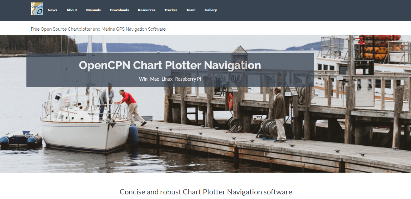 OpenCPN - ซอฟต์แวร์นำทางทางทะเล