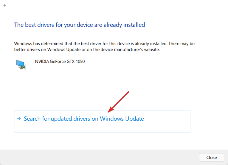 search-updates-drivers Windows 11 grafički drajver amd