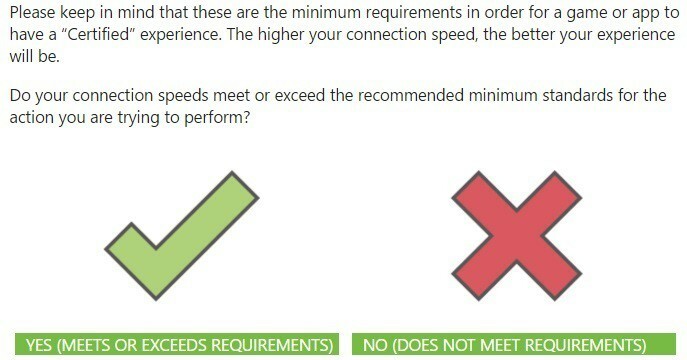 xbox tiešsaistes interneta ātruma savienojuma problēmu novēršanas rīks
