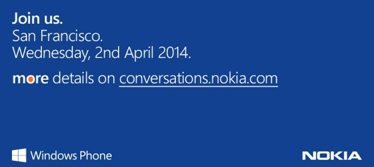 Assista ao evento ao vivo da Nokia no evento Build 2014