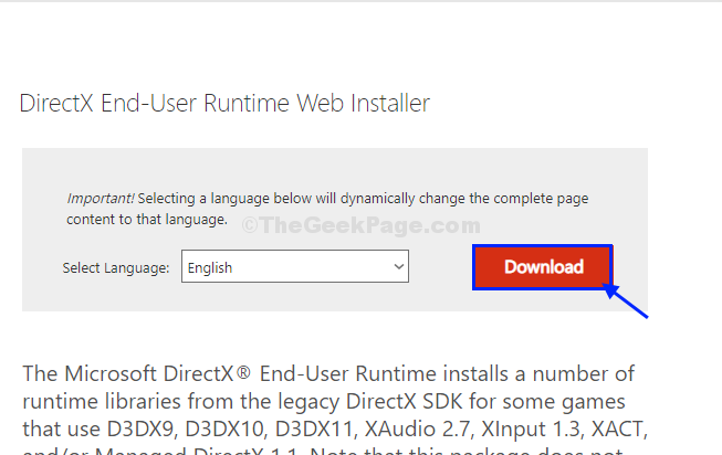 D3dx9_38.dll puuttuu virhe Windows 10 -korjauksessa