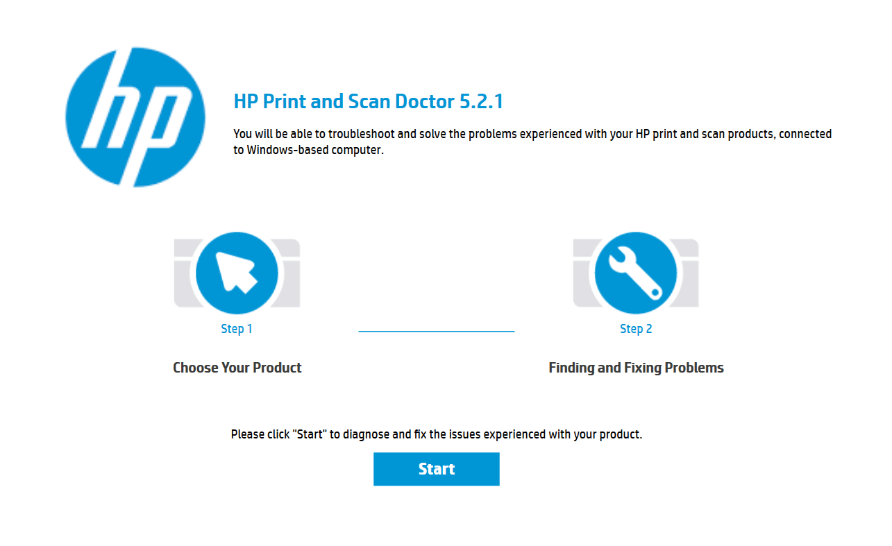Ошибка принтера HP Print and Scan Doctor 0xb39ff018