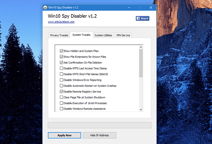 Wind10 spy disabler windows 10