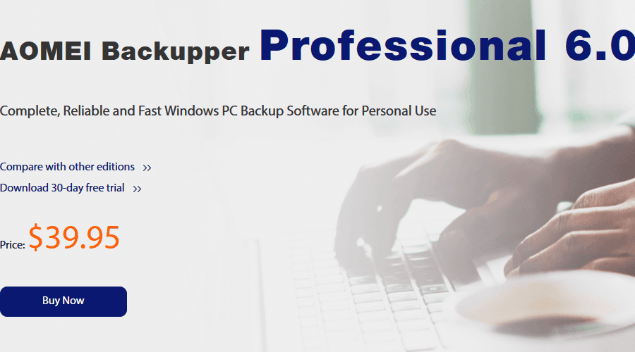 Aomei Backupper spejl backup software;
