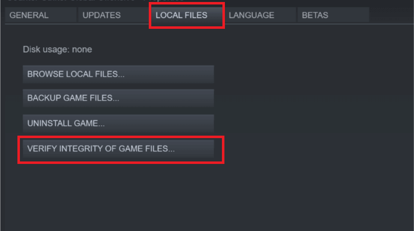 Steam nicht genügend Speicherplatz Spieleigenschaften Lokale Dateien Integrität der Spieldateien überprüfen