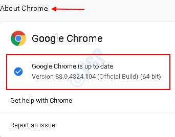 განაახლეთ Chrome
