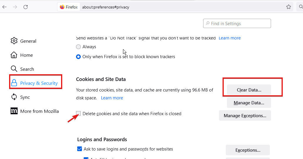 Fix: Anwendung durch Sicherheitseinstellungen in Firefox blockiert