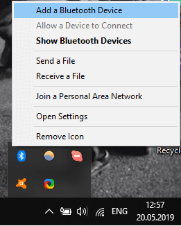 lisää bluetooth-laitteen taikahiiri ei toimi Windows 10