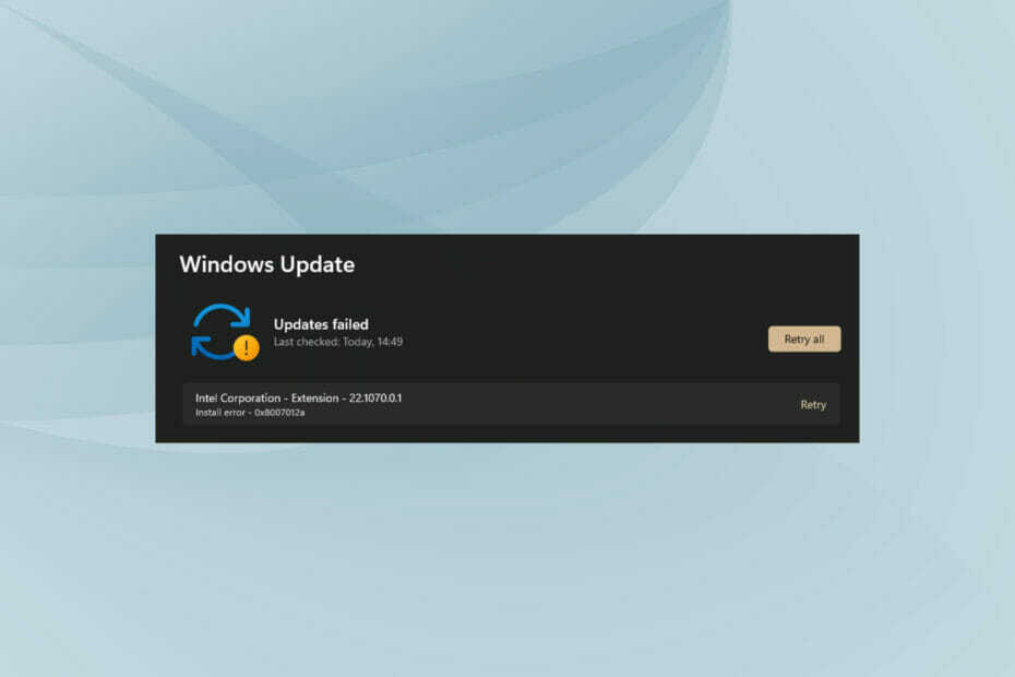 Behebung des Installationsfehlers 0x8007012a in Windows 11