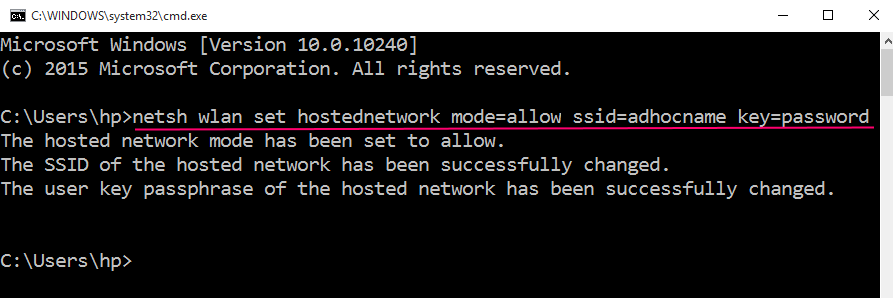 cmd-ad-hoc-Netzwerk