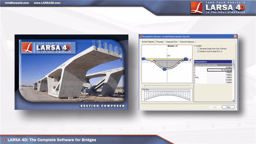 „LARSA 4D Bridge“ serija
