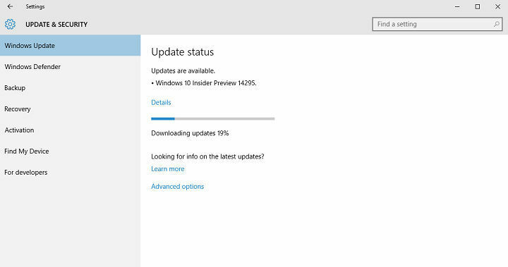 최신 Windows 10 Preview 빌드 14295가 PC 및 Mobile Insider에 제공됩니다.