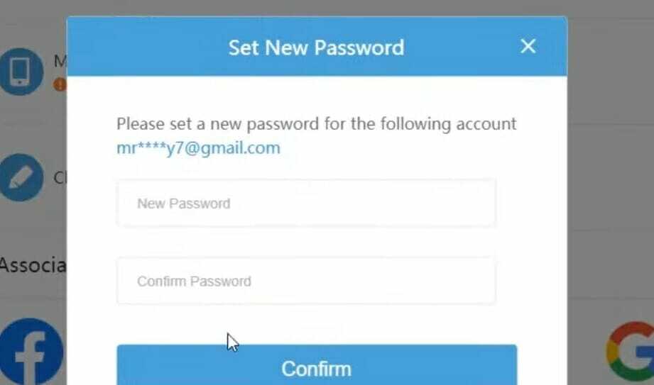 Imposta nuova password genshin impatto email non ancora registrato