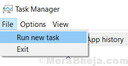 Task-Manager Neue Aufgabe ausführen