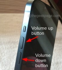 gumb za glasnoću iphone