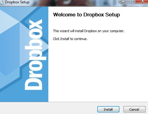 Dropbox-Installation
