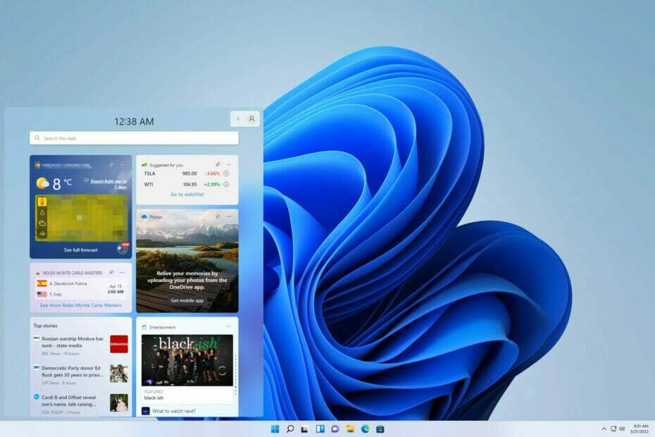 La météo de Windows 11 dans la barre des tâches ne s'affiche pas