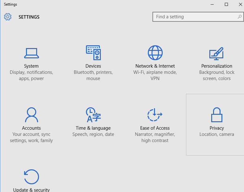 Langsung pergi ke pengaturan tertentu melalui Jalankan di Windows 10