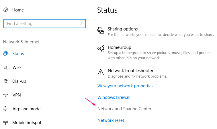 ステータスネットワーキング共有センター